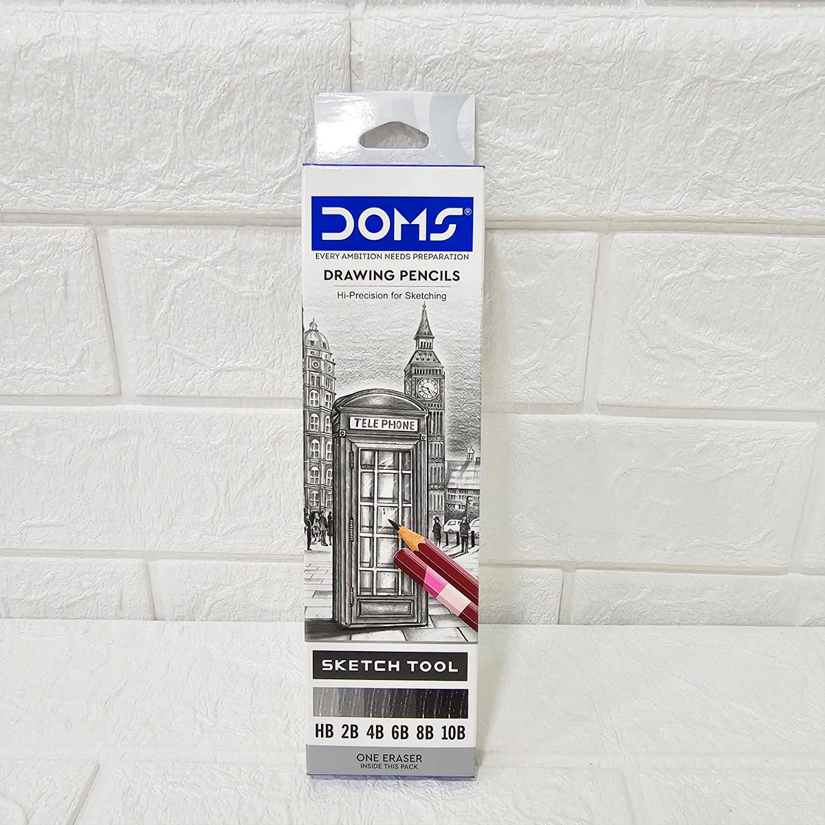 AM6068 DOMS Drawing & Sketching Graphite Pencil Set of 6pc - Image 2