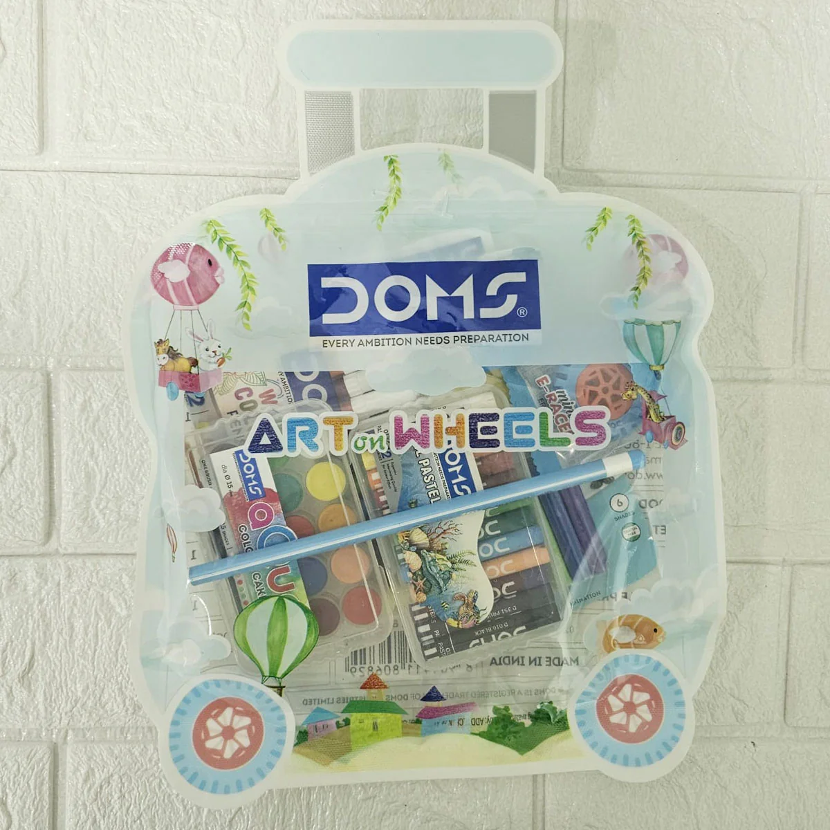 AM6100 Doms Art On Wheels Assorted Stationery Items Kit - Image 4