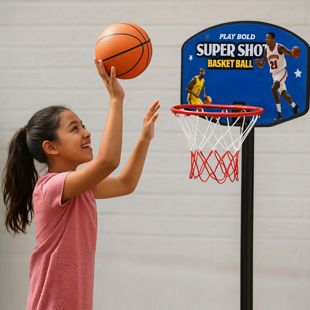 AM6118 Basketball Set – Hoop & Ball Combo - Image 2