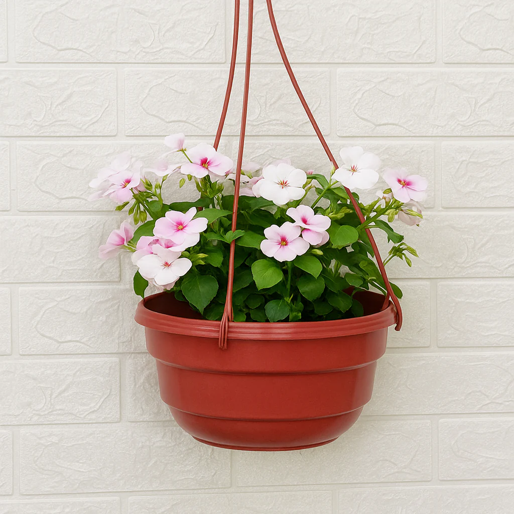 AM6159 Stylish Flower Hanging Planter – Perfect for Home & Garden Decor - Image 2