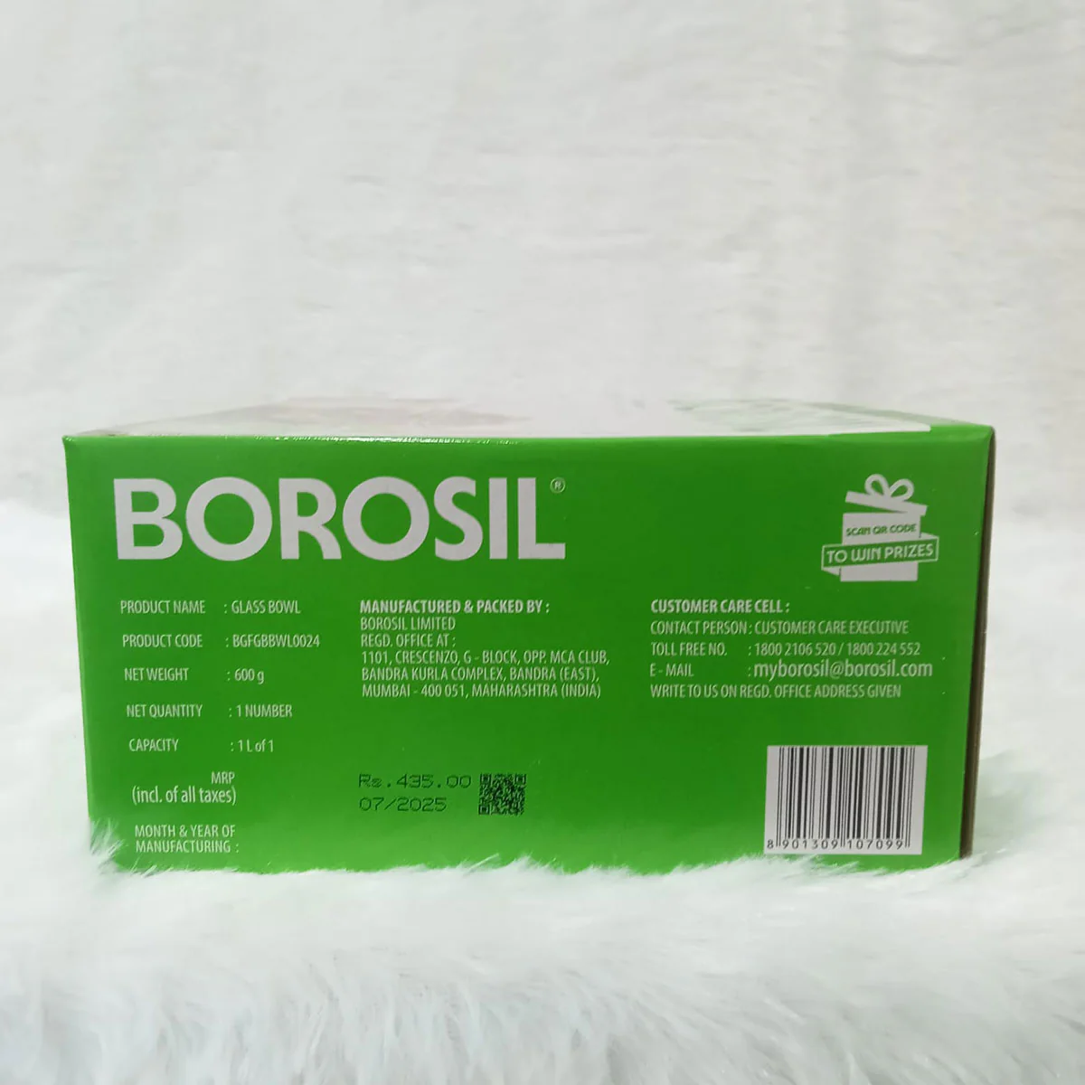 AM6206 Borosil Oven & Microwave Safe Glass Bowl - 1 Ltr - Image 5