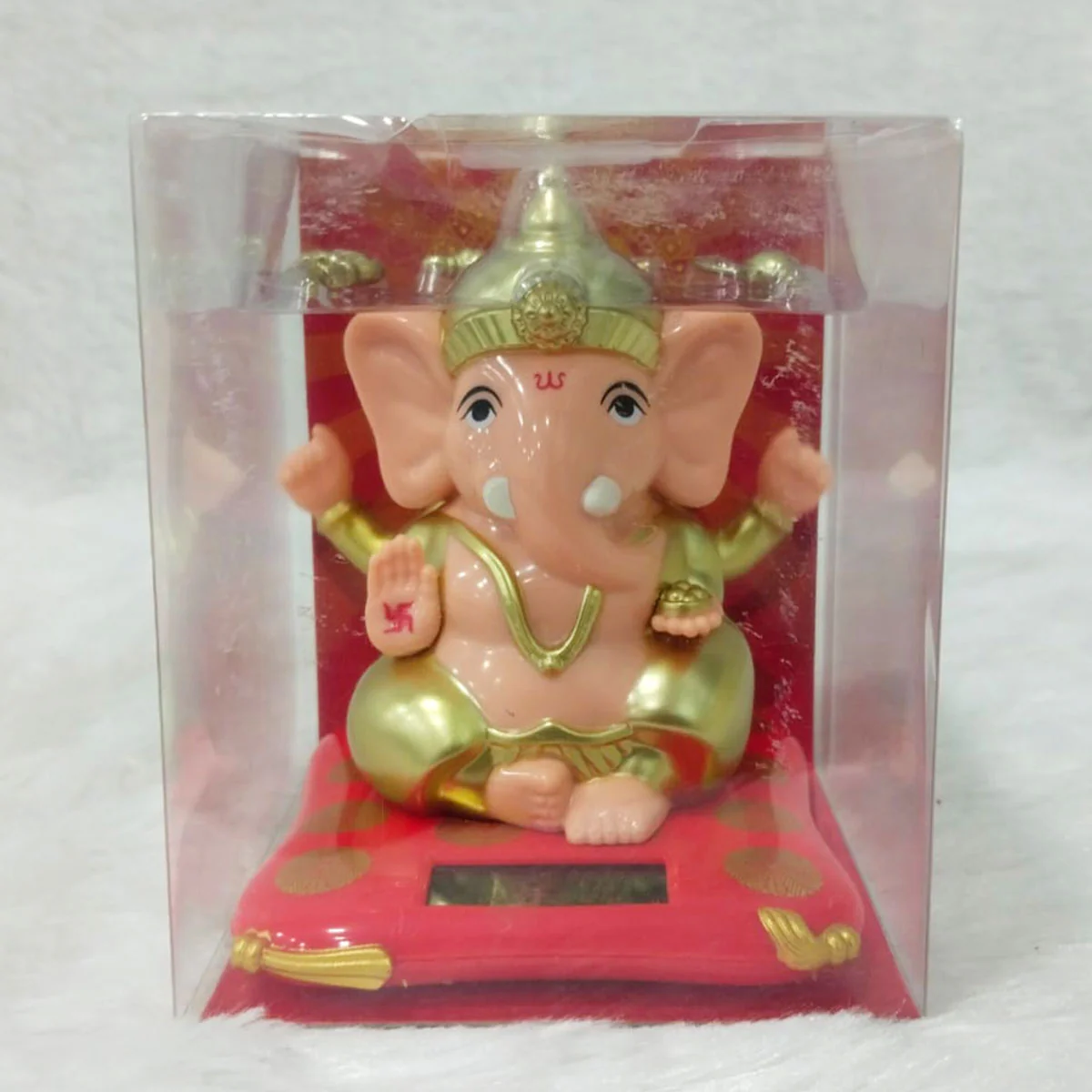 AM6242 Hand Moving Lord Ganesh Idol - Solar-Powered Base - Image 7