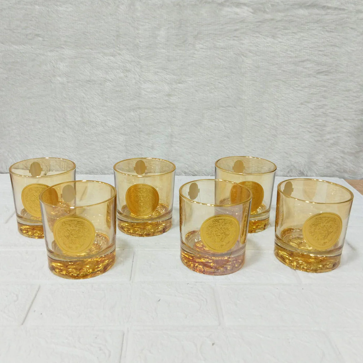 AM6274 Golden Lion Glass 6 pcs (Each 360ml) - Premium Luxury Drinkware - Image 5
