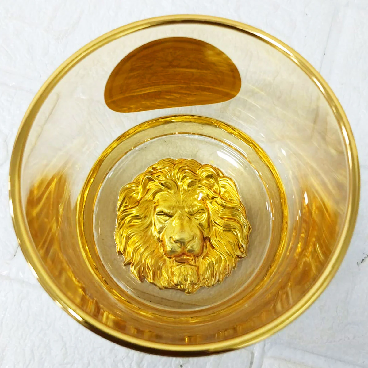 AM6274 Golden Lion Glass 6 pcs (Each 360ml) - Premium Luxury Drinkware - Image 6