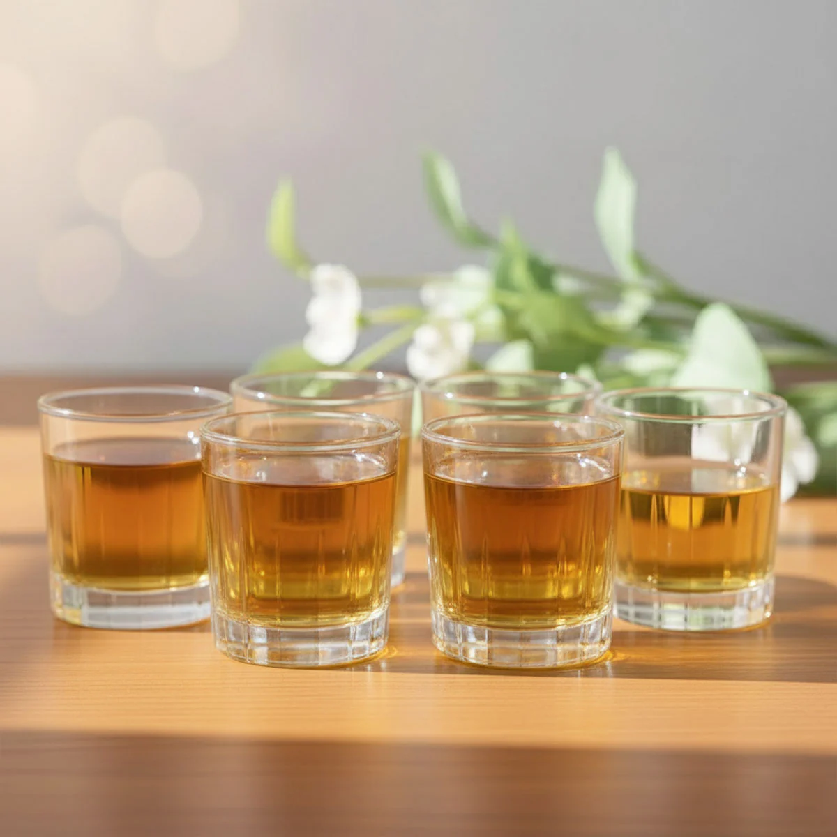 AM6277 Lang Xu Shot Glasses Set – 6 Pieces - Each 72ml (Living Home Collection) - Image 2
