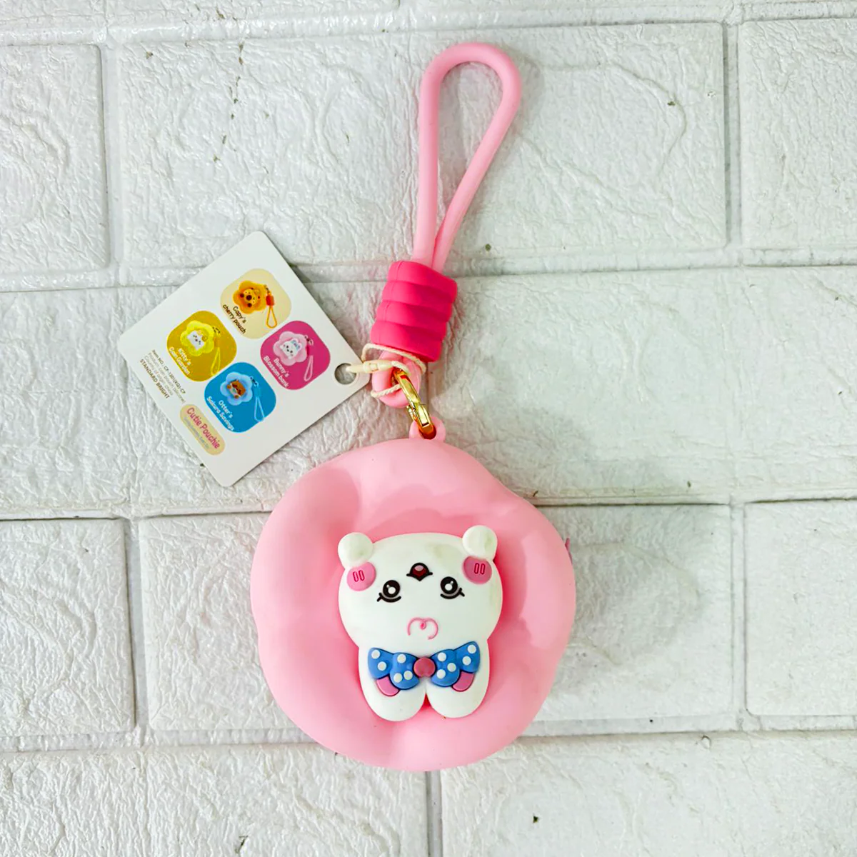AM6301 Soft Silicone Coin Pouch – Cute Animal Design Mini Purse with Strap - Image 3