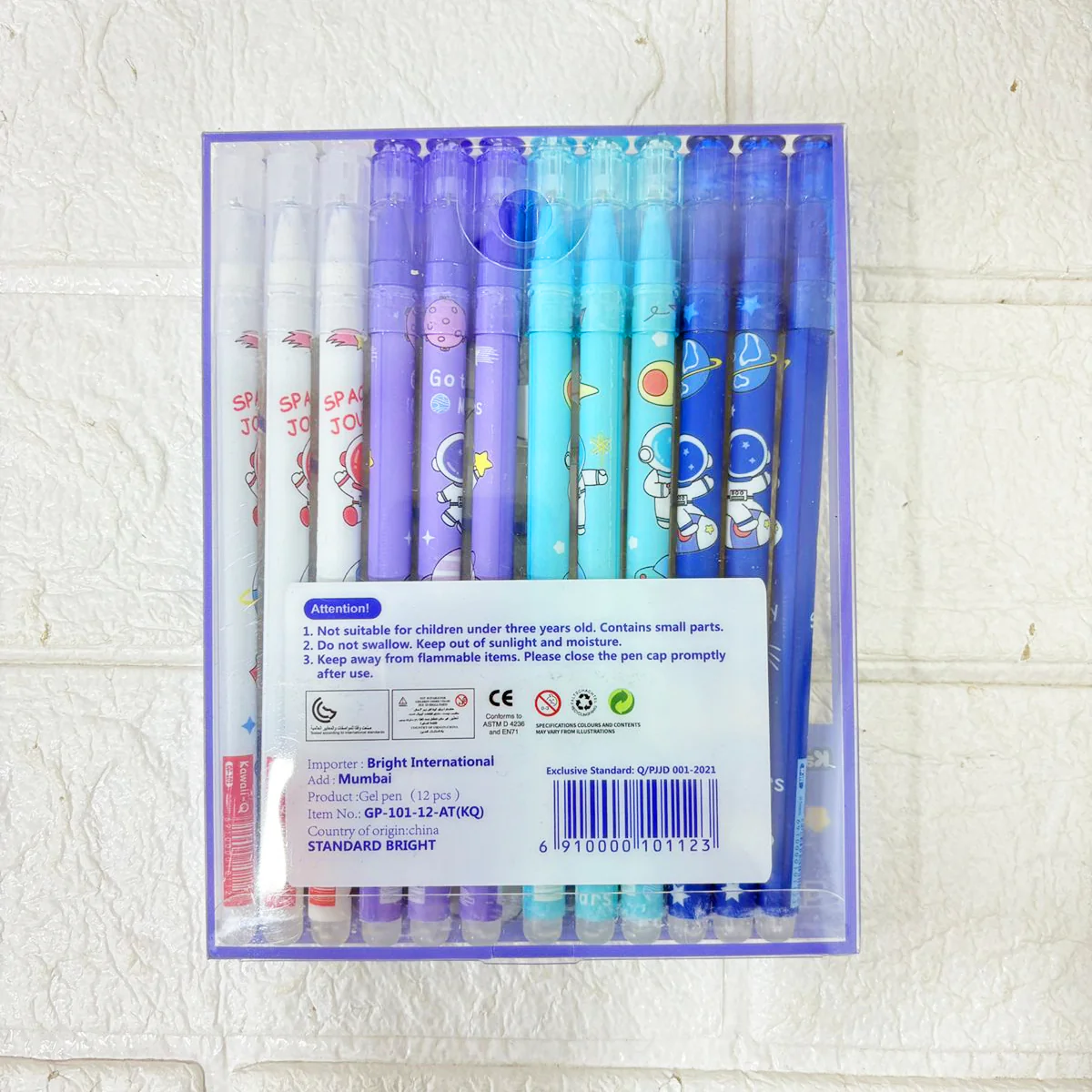 AM6306 Space Theme Erasable Gel Pens Set for Kids (Set of 12) - Image 5