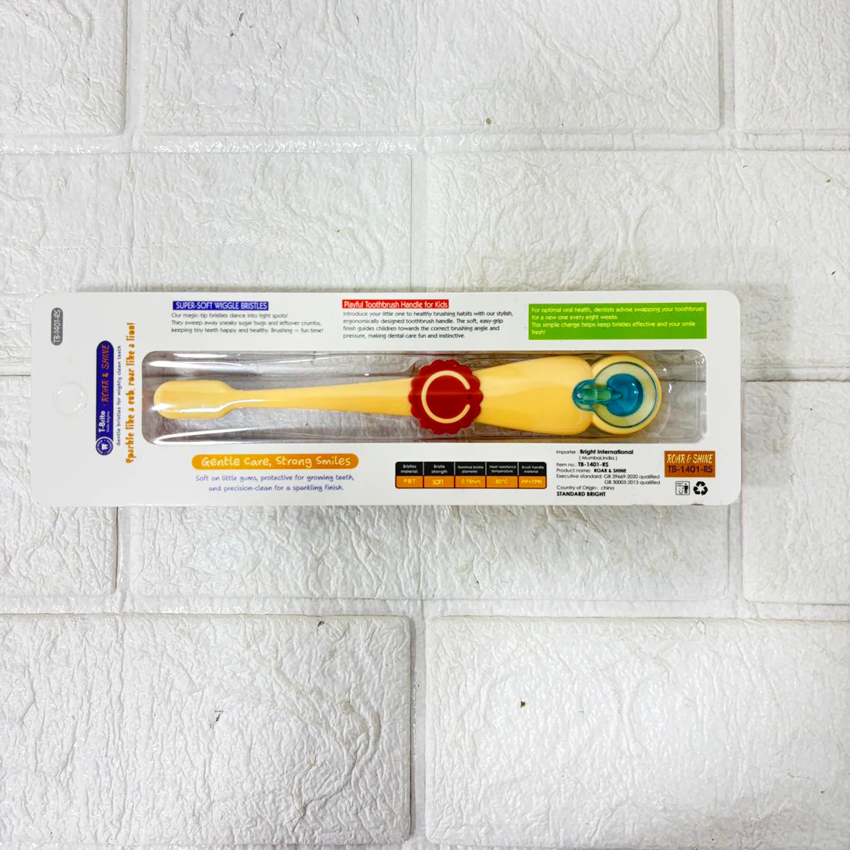 AM6312 Cartoon Roar and shine Tooth brush - Image 4