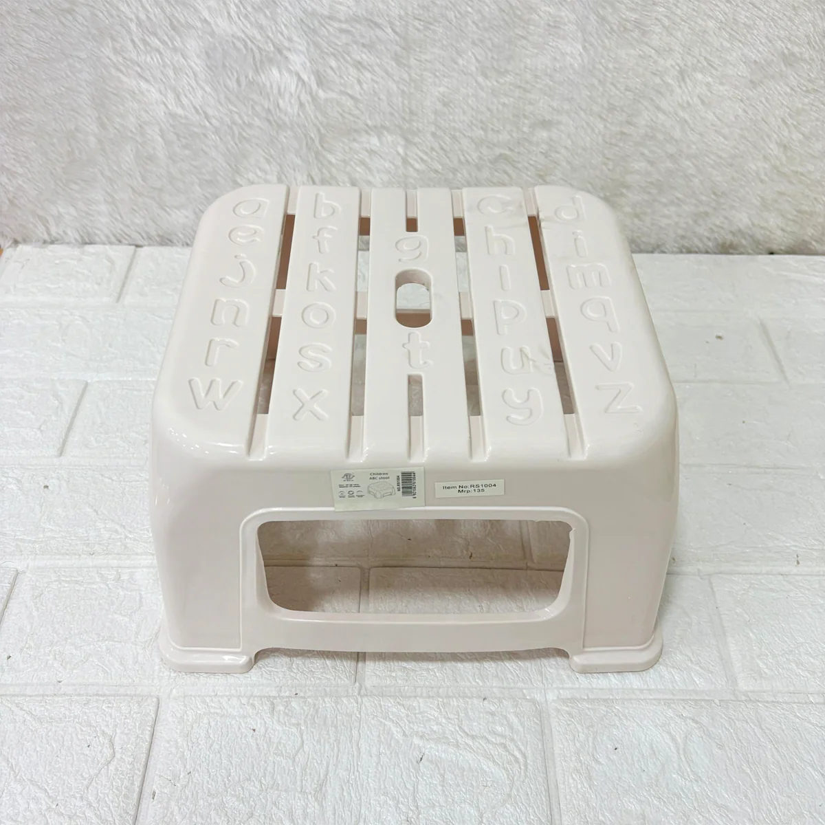 AM6325 ABC UNBREAKBLE PLASTIC STOOL FOR KIDS 28x16cm - Image 3