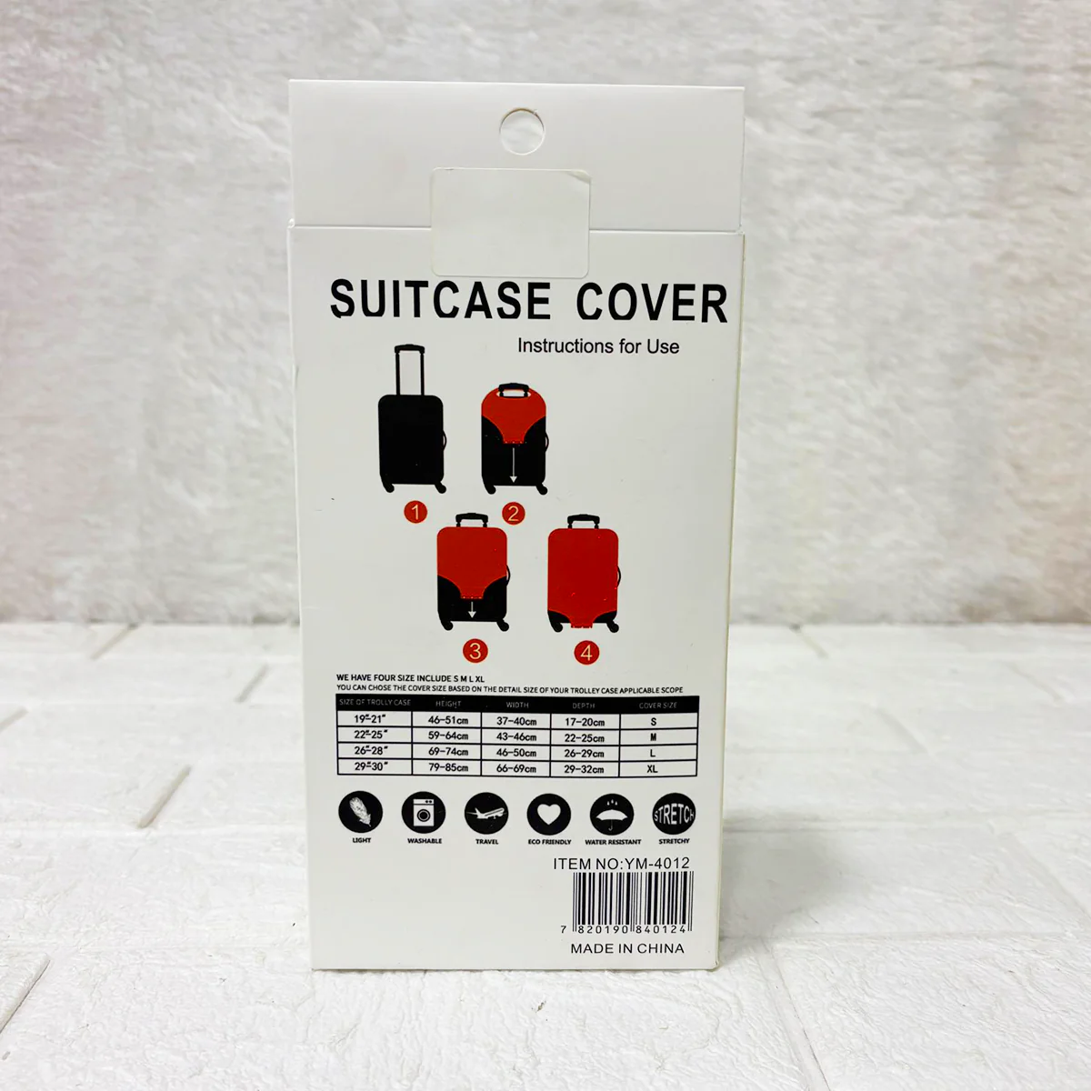 AM6335 Elastic Dustproof Luggage Cover for Travelling - M 22''-25'' - Image 7