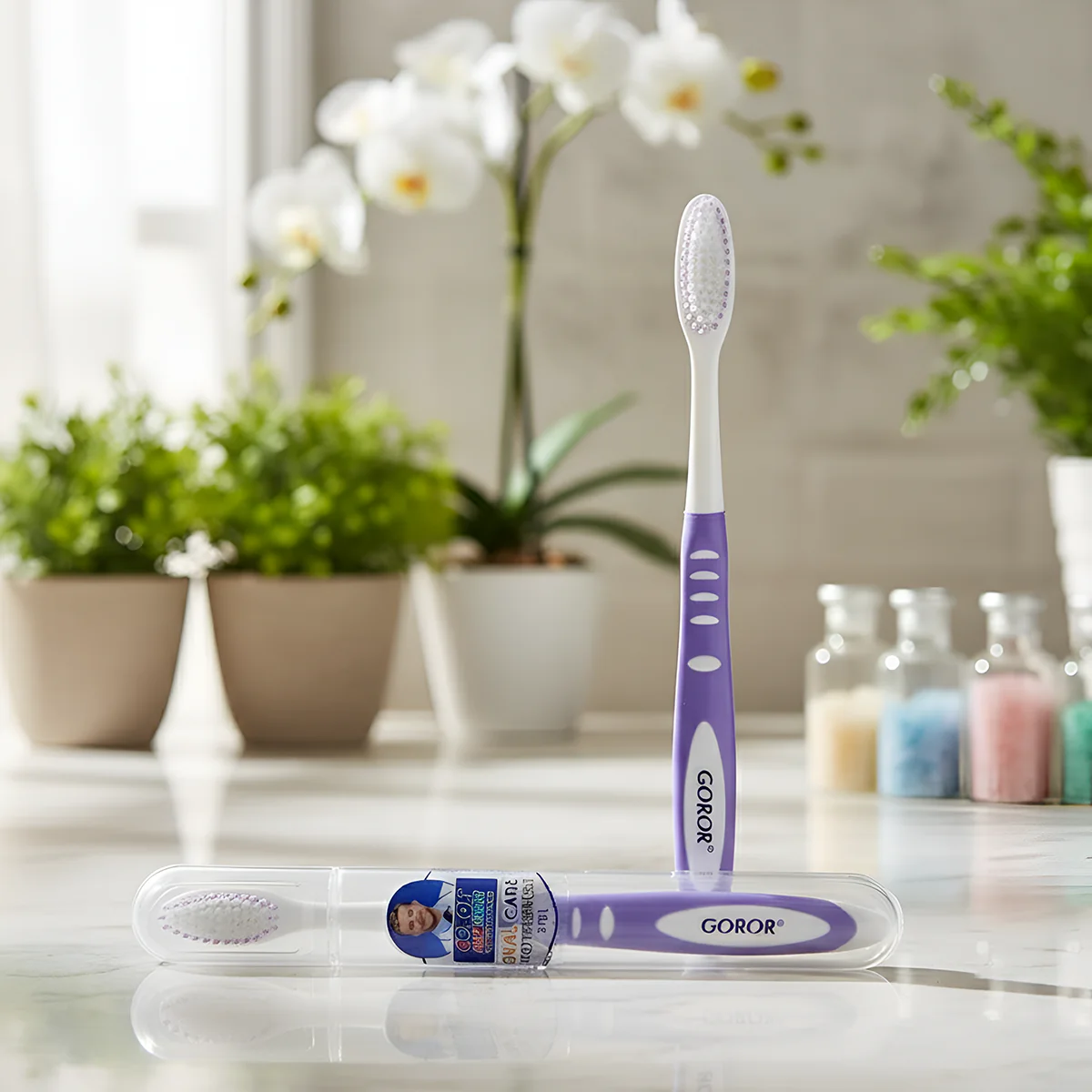 AM6351 Adult Clean Soft Bristle Toothbrush - 1pc - Image 2