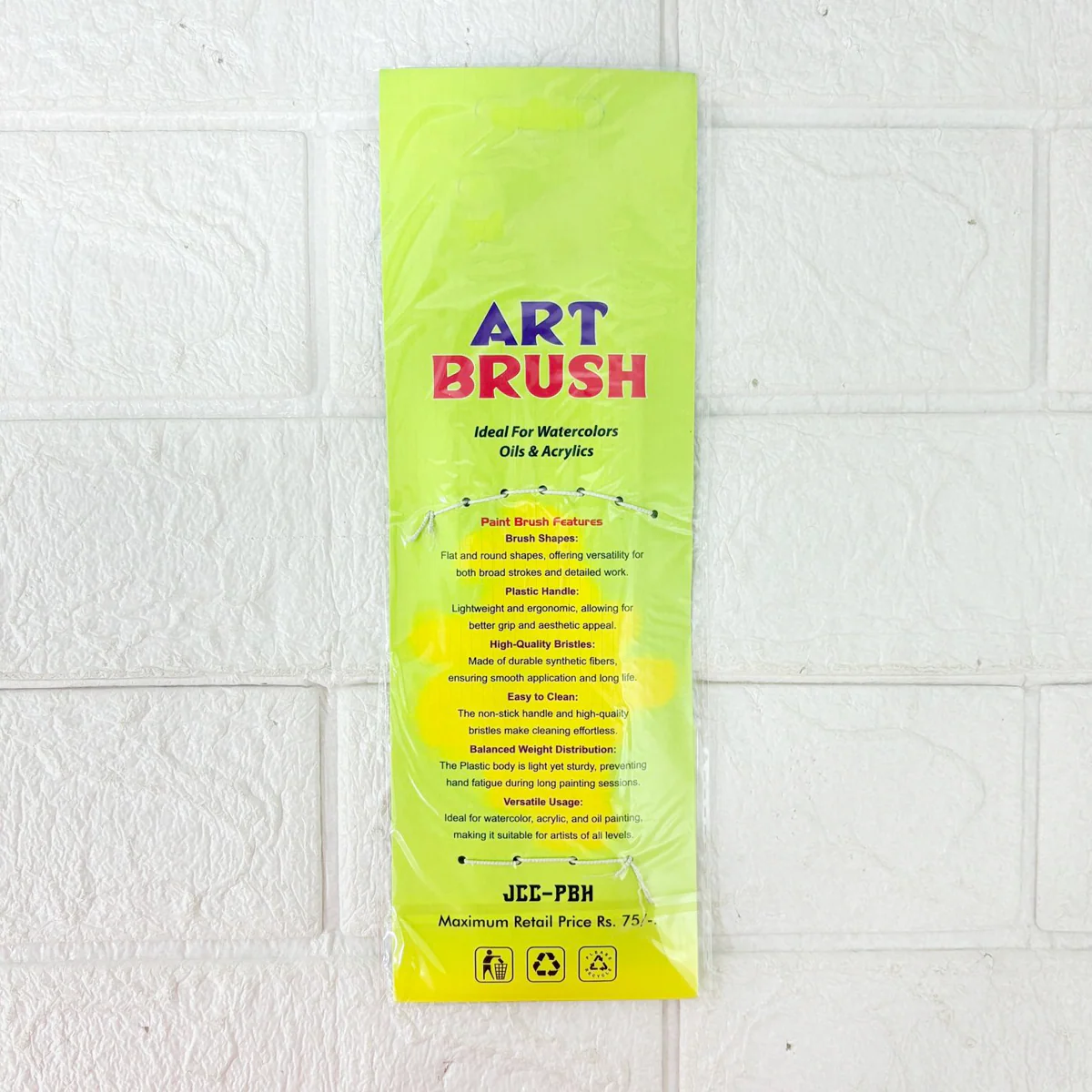 AM6365 HEAVY ROUND COLOUR PAINT BRUSH SET WITH MULTICOLORED (PACK OF - 6) - Image 2