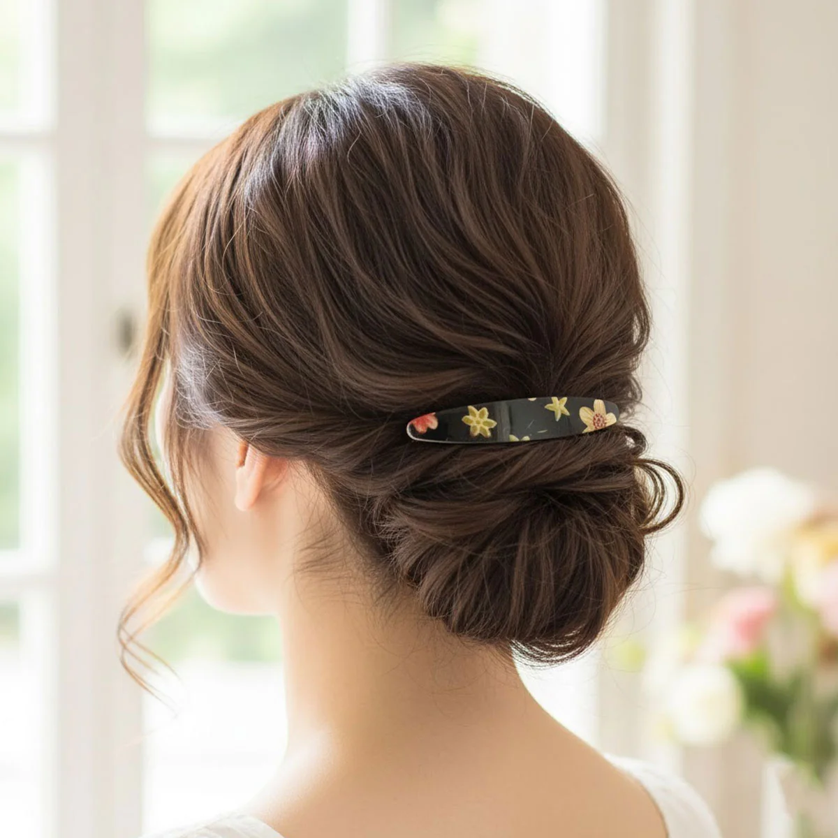 AM6392 Mix-Pattern Pattern French Style Automatic Hair Clip - Image 3
