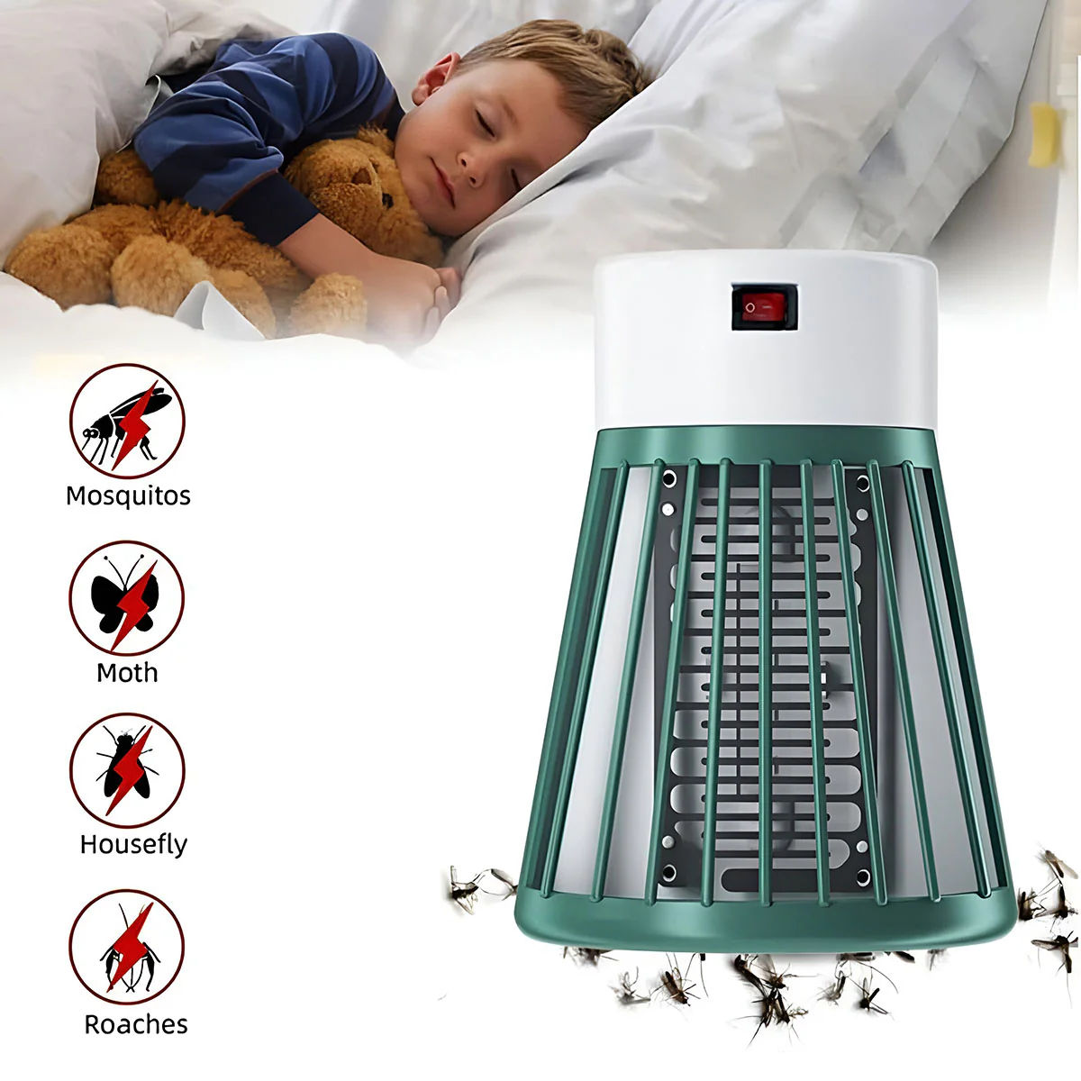 AM6470 LTX-01 Electric Mosquito Killer Night Lamp - (Pack of 1)