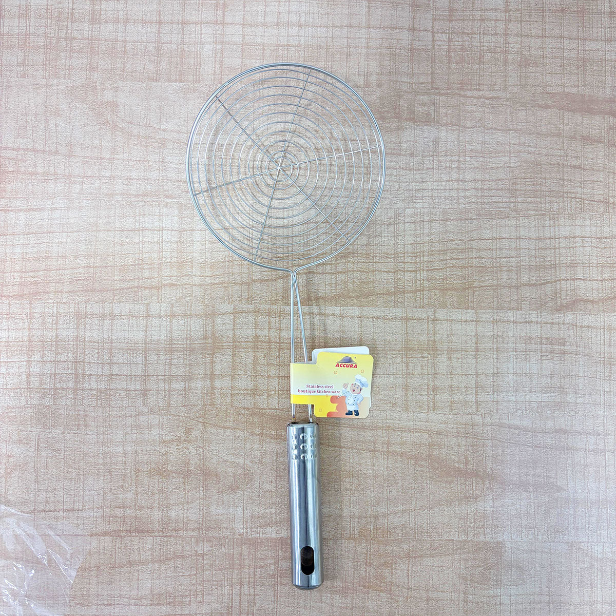 AM6471 Stainless Steel Strainer Deep Fry Jhara for Frying - 14inch - Image 4