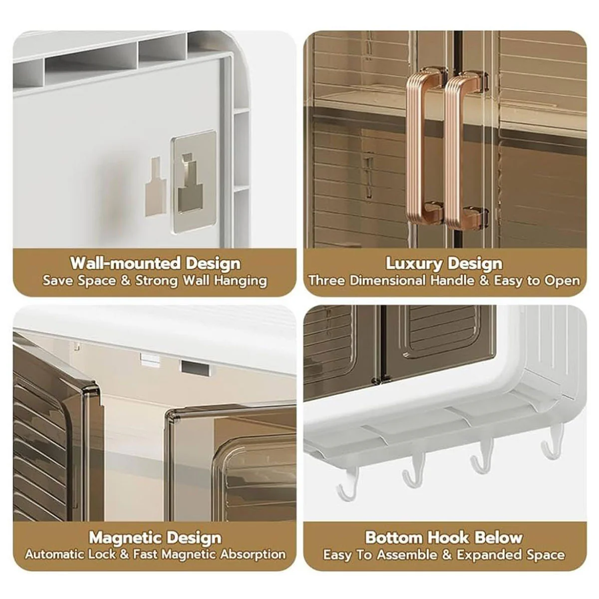 AM6489 Wall-Mounted Multipurpose Storage Cabinet - (Pack of 1) - Image 4