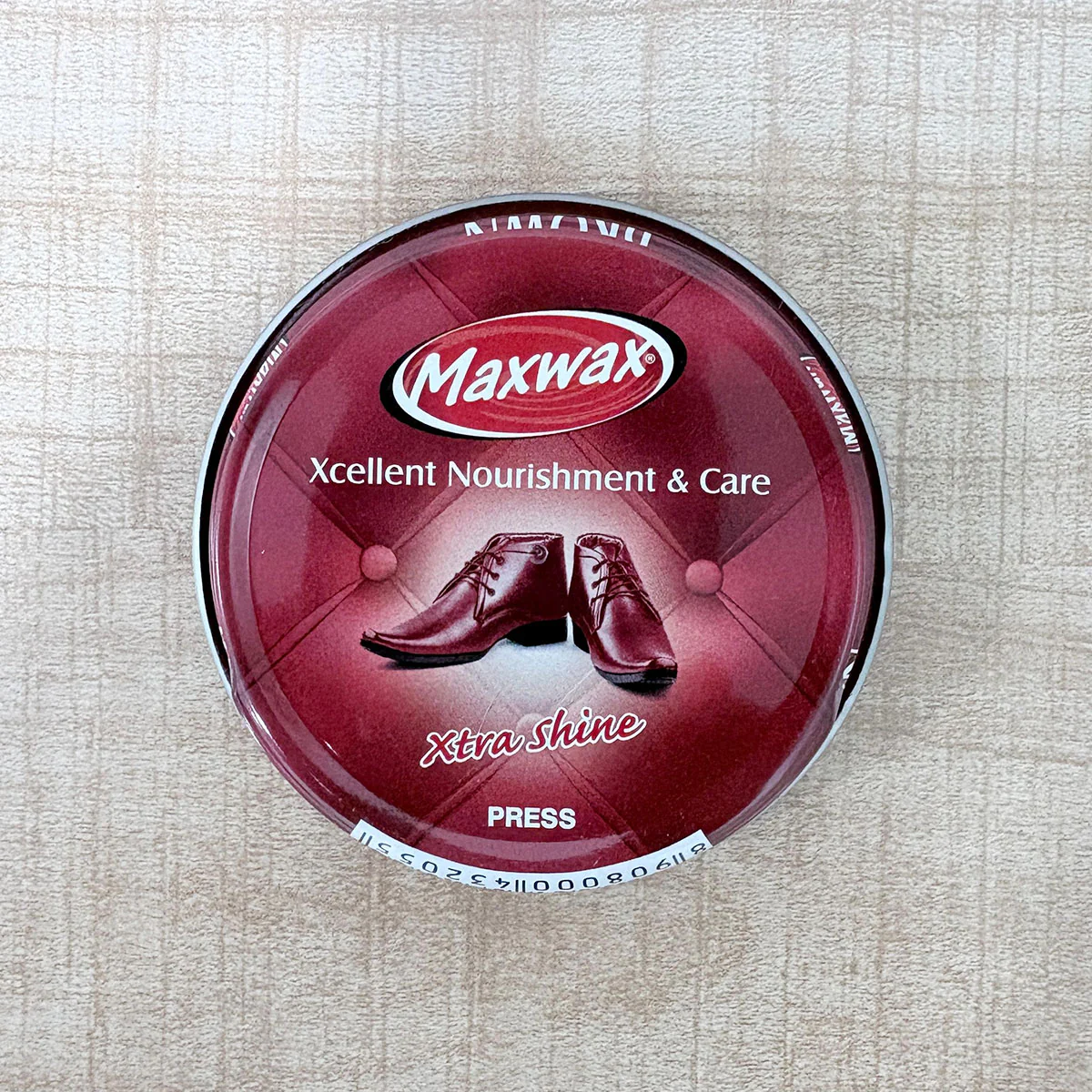 AM6497 Maxwax Xtra Shine Paste Shoe Polish - Brown (40g) - Image 3
