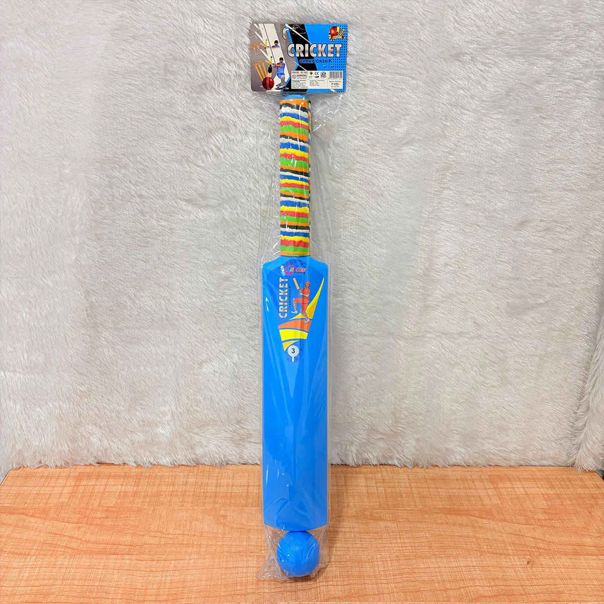 AM6507 Cricket Championship Plastic Bat & Ball Set - No.3 - Image 3