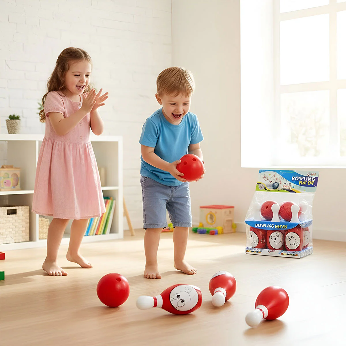 AM6513 Bowling Play Set - Indoor or Outdoor Game [Age : 3+] - Image 2