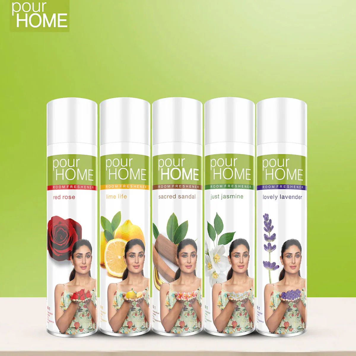 AM6516 POUR HOME Room Freshener Spray (220 ml) - Mix Flavour - Image 2