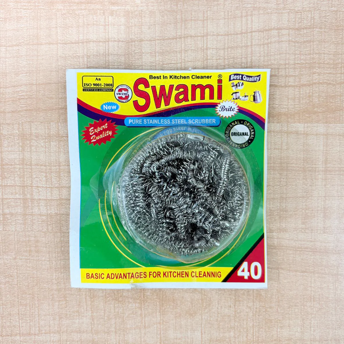 AM6720 Stainless Steel Cleaning Scrubber (Pack Of 1) - Image 4