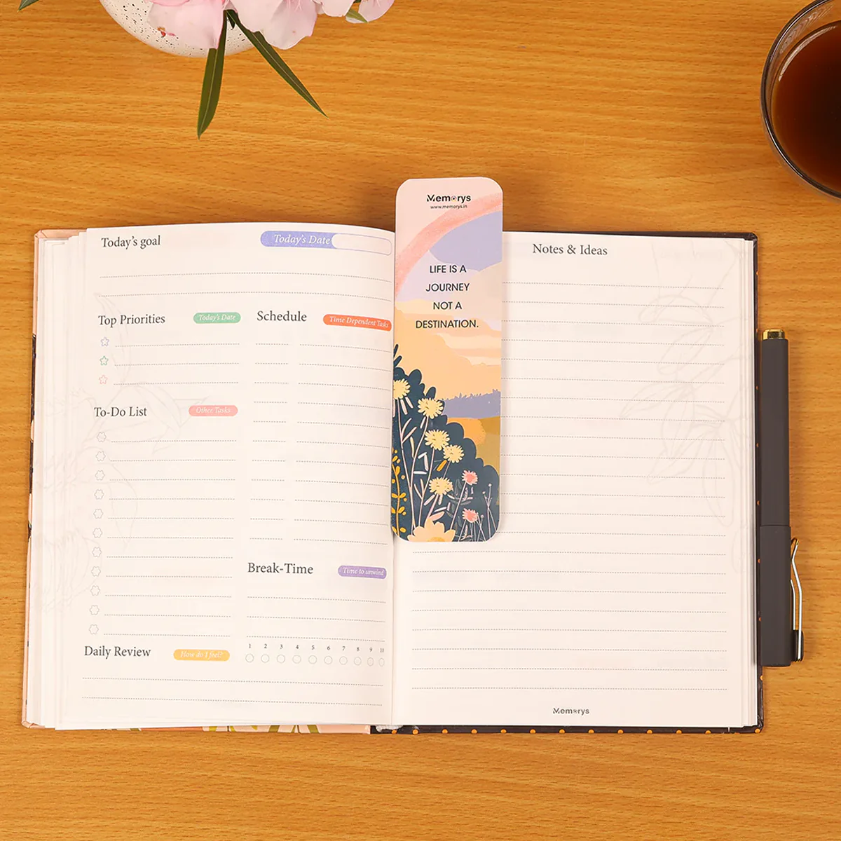 AM6627 Mix-Design A5 Daily Planner Notebook - 1pc - Image 2