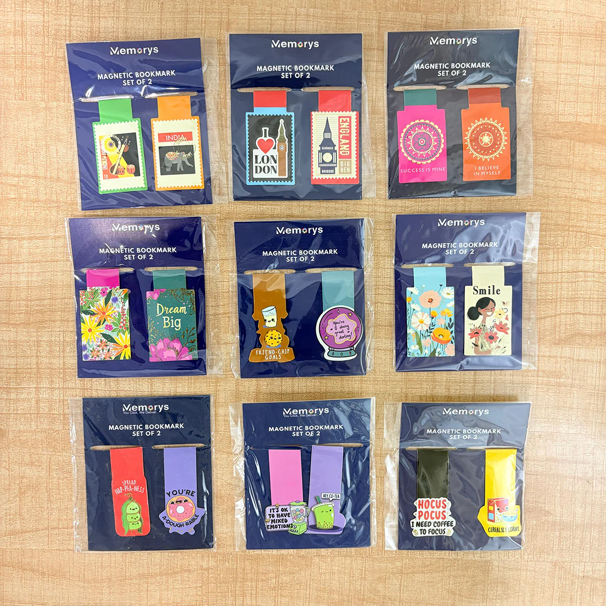 AM6640 Mix-Design Magnetic Bookmarks (Set of 2) - Image 2