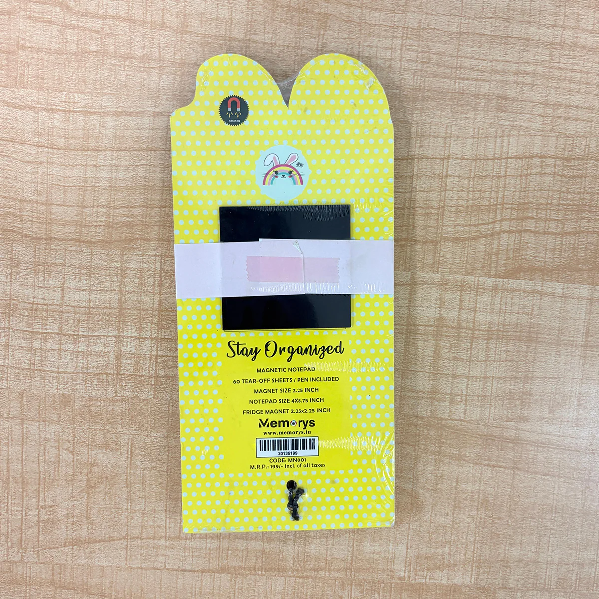 AM6641 Mix-Design Stay Organised Magnetic Notepad With Pen Set - Image 5