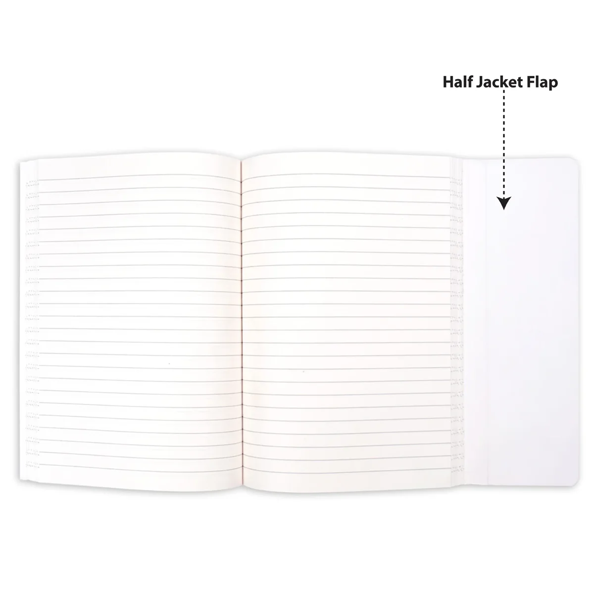 AM6642 Mix-Design Metallic A5 Softbound With Half Jacket Notebook - 1pc - Image 2