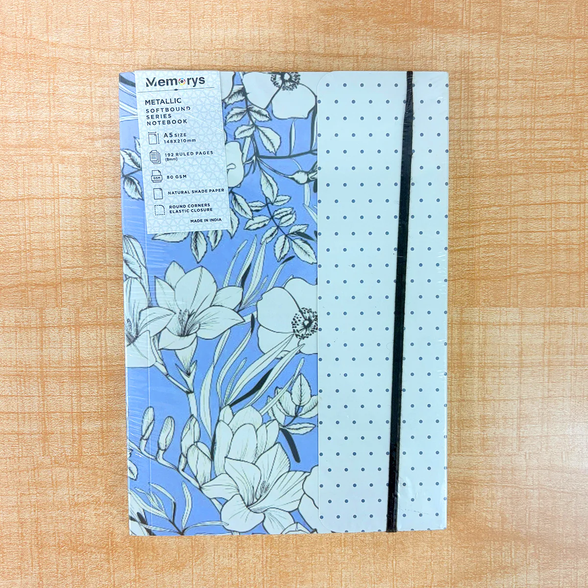 AM6642 Mix-Design Metallic A5 Softbound With Half Jacket Notebook - 1pc - Image 4