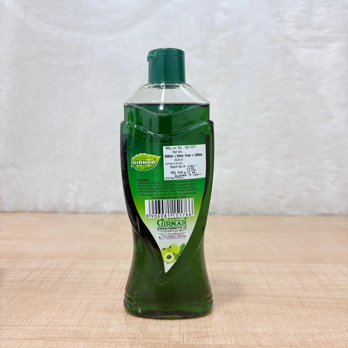 AM6676 Girnar Amla Hair Oil – 300ml Bottle for Strong & Shiny Hair - Image 3