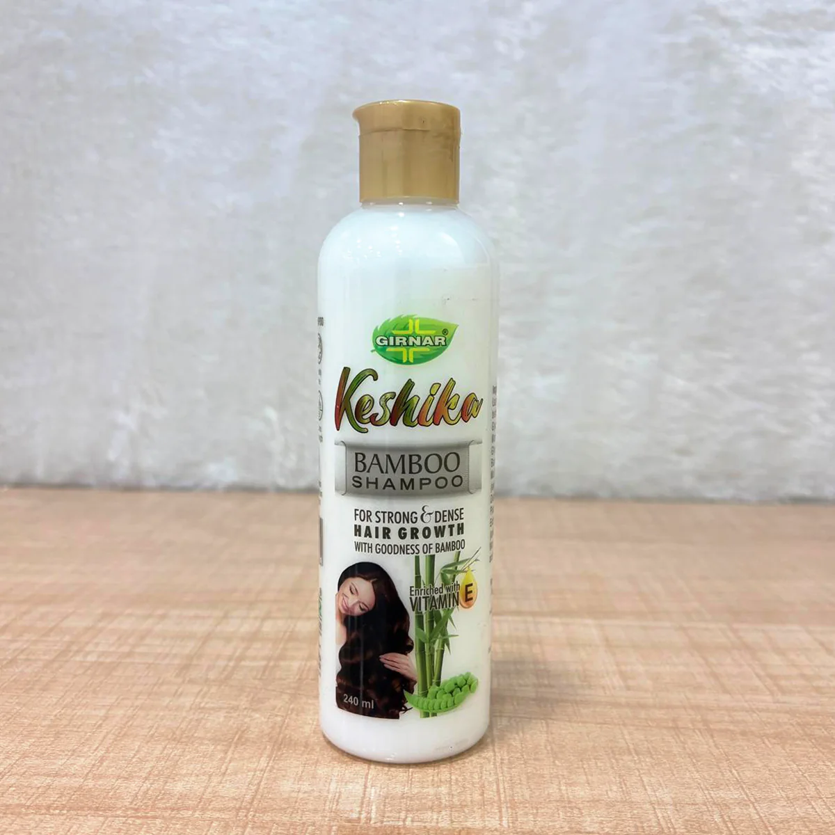 AM6680 Girnar Keshika Bamboo Shampoo for Strong & Dense Hair (240ml) - Image 2