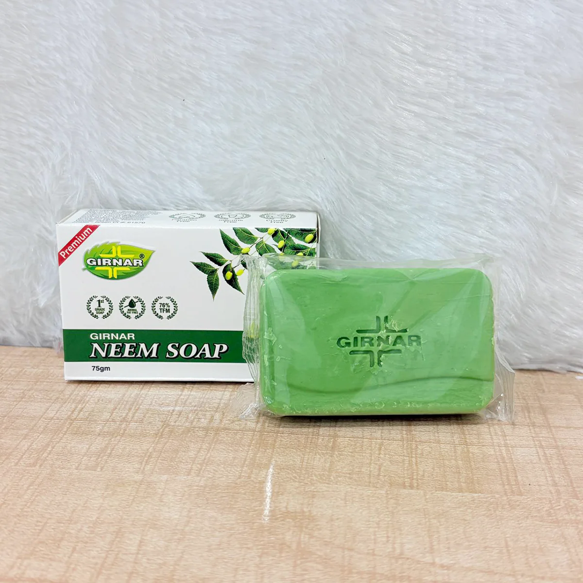 AM6691 Girnar Premium Neem Soap – (75g) - Image 2
