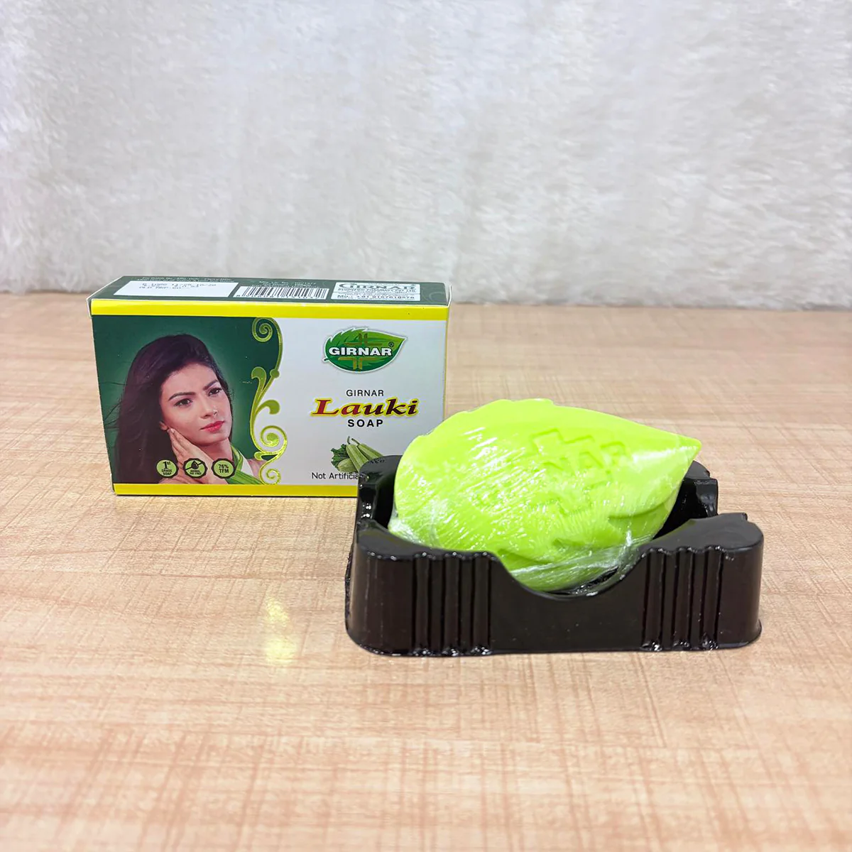 AM6692 Girnar Lauki Soap - 1st Grade Ayurvedic Soap (100g) - Image 2