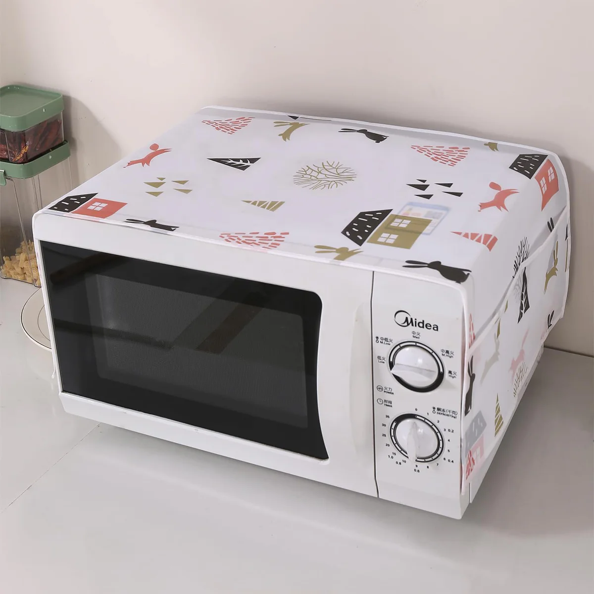 AM6709 Microwave Oven Top Cover (Mix Design) - 85x35cm - Image 4