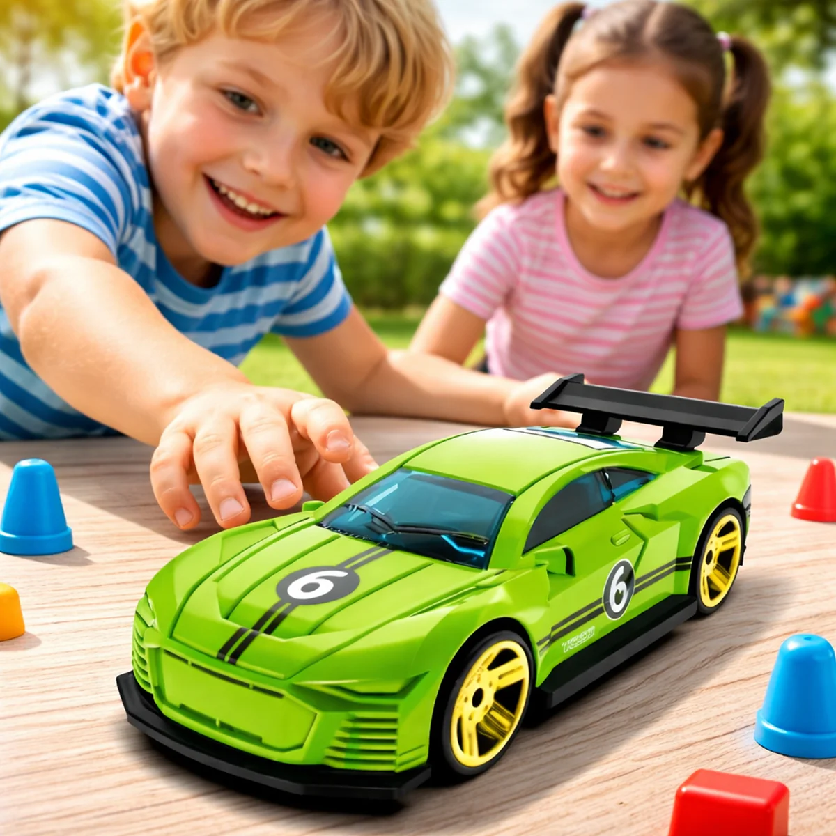 AM6713 Papami Agnichakra Blaster Car 1:64 Scale Metal Die-Cast Toy Car for Kids - Image 2