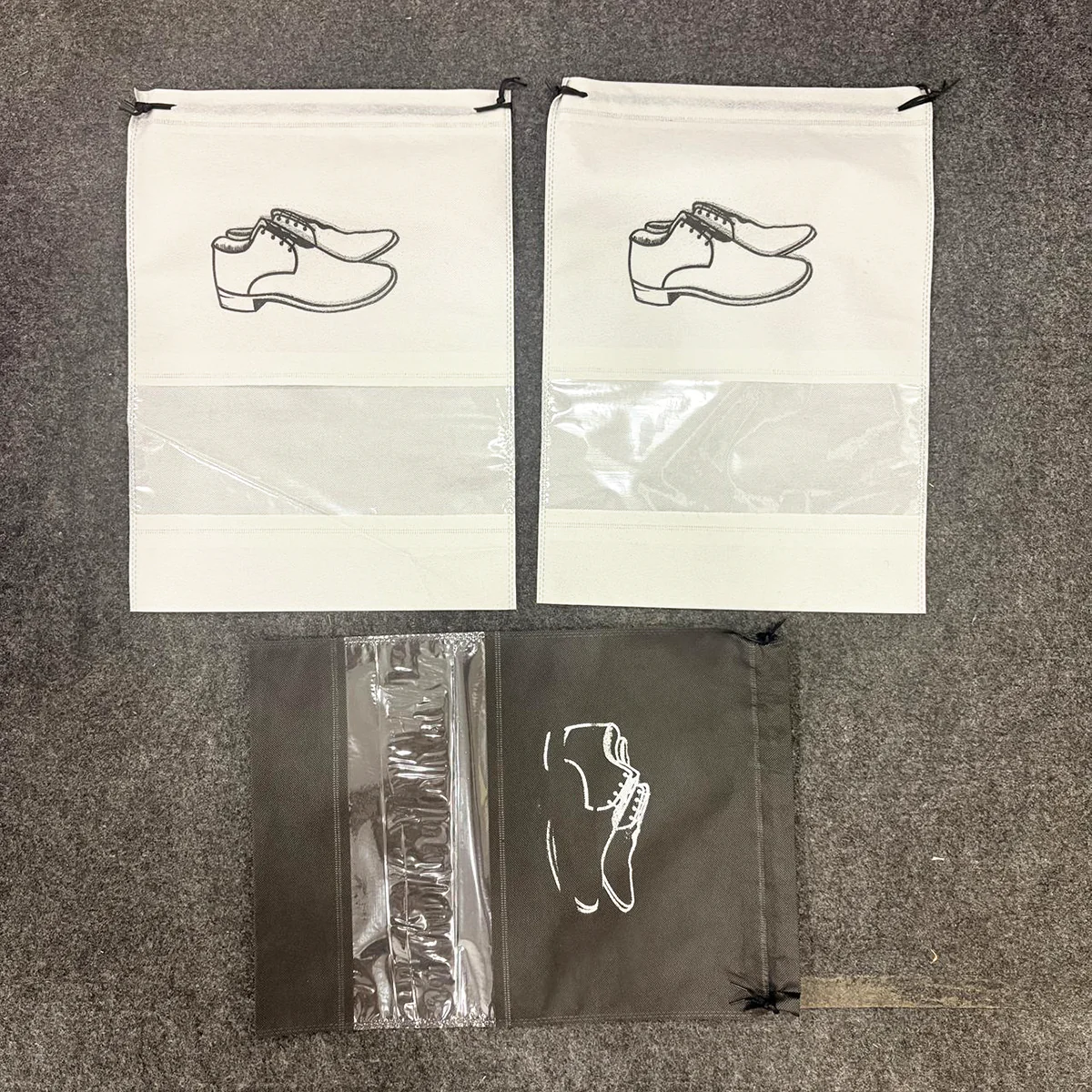 AM6715 Travel Essentials Shoe Bags for Men and Women (44x32cm) - Pack Of 3pc - Image 6