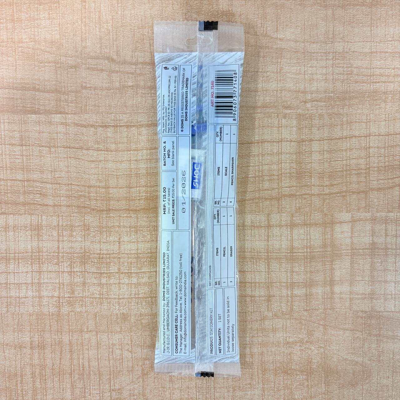 AM6773 DOMS My First Pencil Kit | 1 Pencil, 1 Eraser, 1 Scale, 1 Sharpener - Image 4