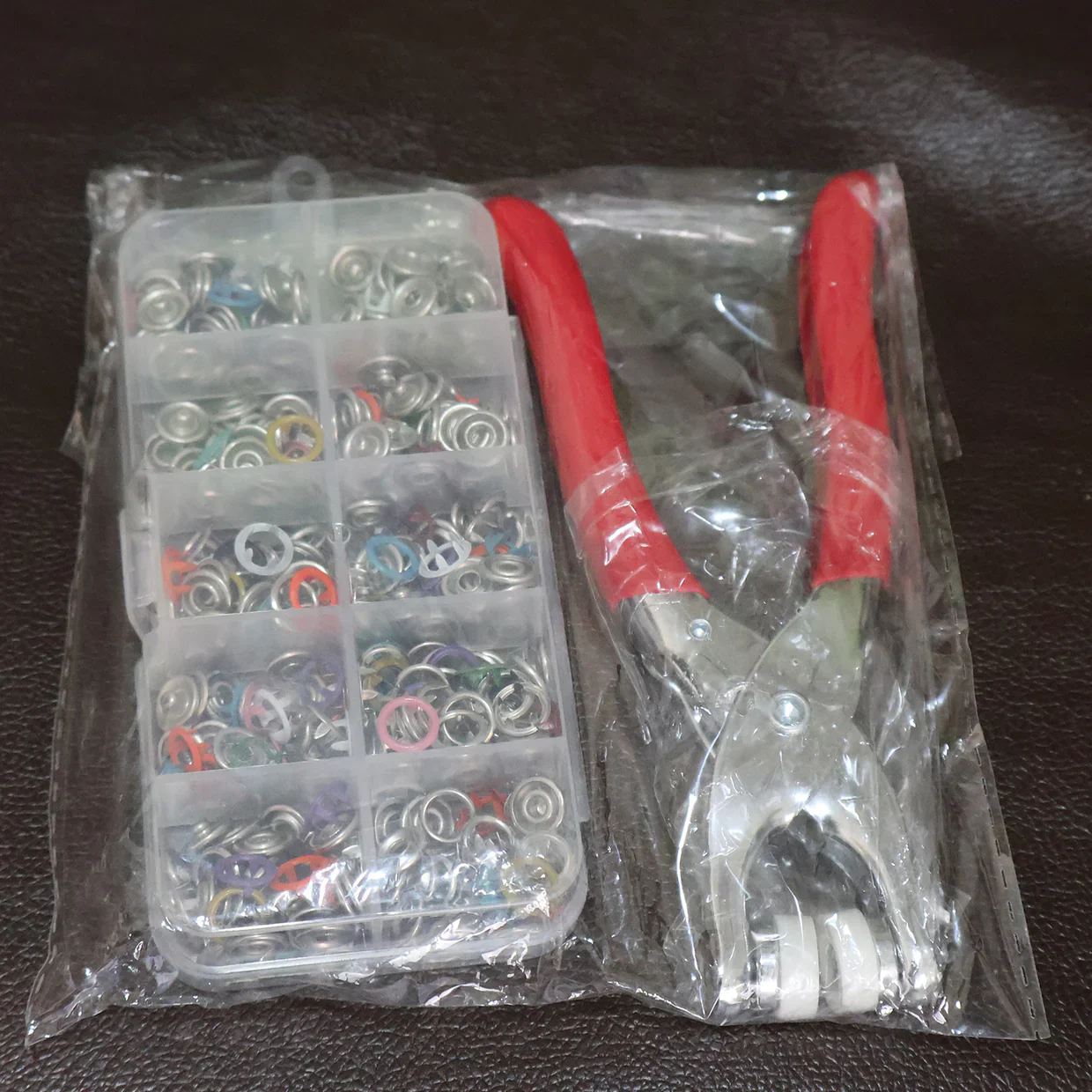 AM6823 Heavy Duty Snap Button Grommet Tool Colourful Clip Kit (1 Set) - Image 6