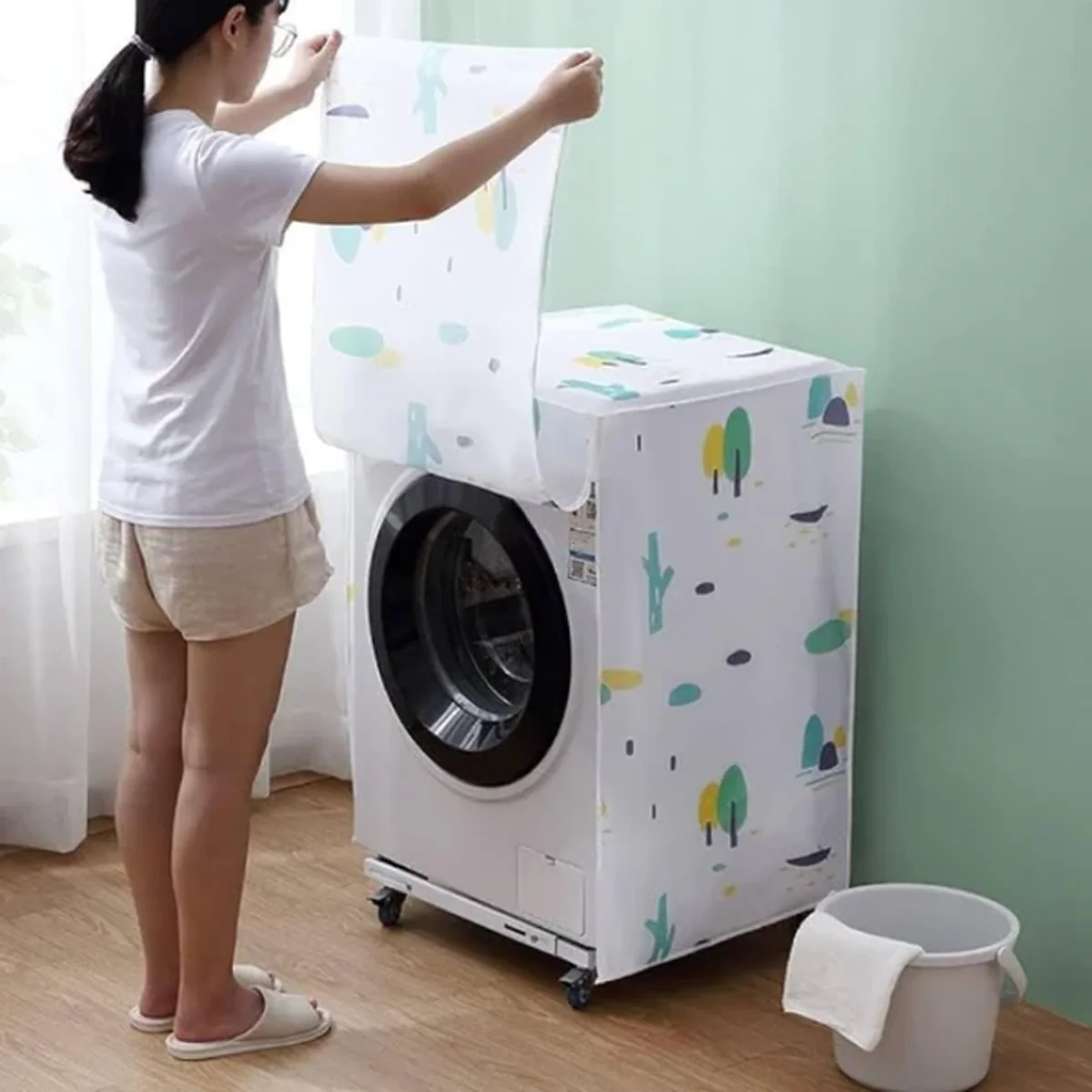 AM6861 Waterproof Front Load Washing Machine Cover - Image 2
