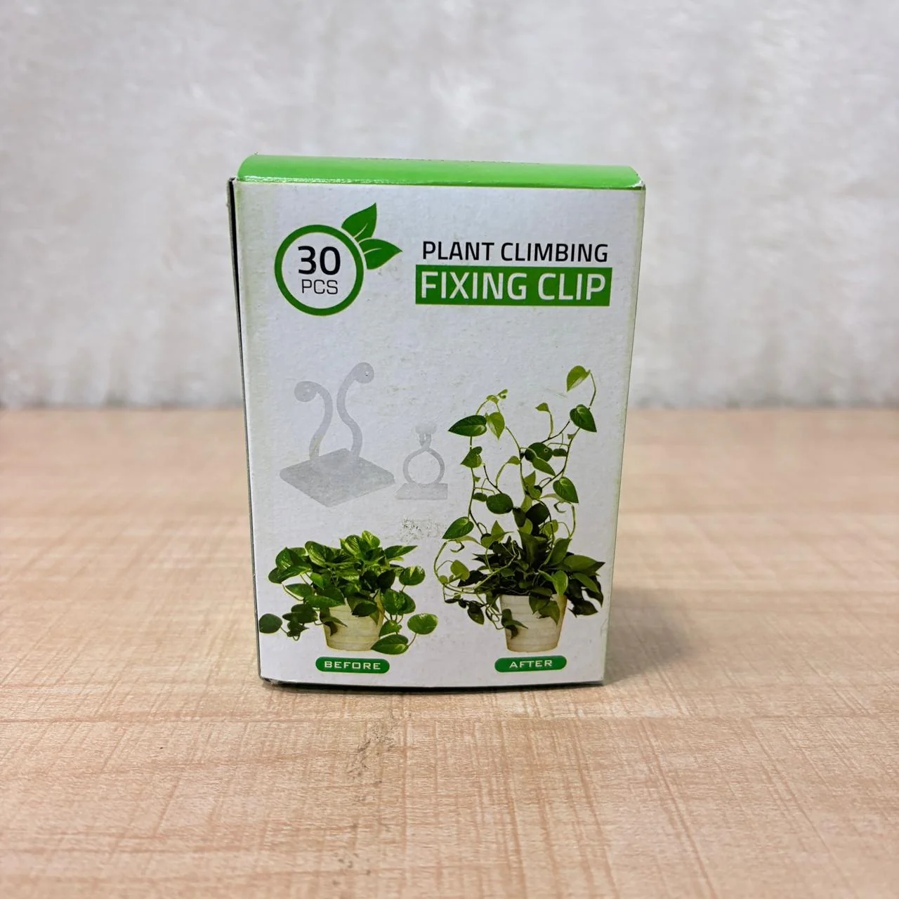 AM6863 30 Pcs-Adhesive Plant Climbing Fixing Clips - Green Vine Wall Holders - Image 7