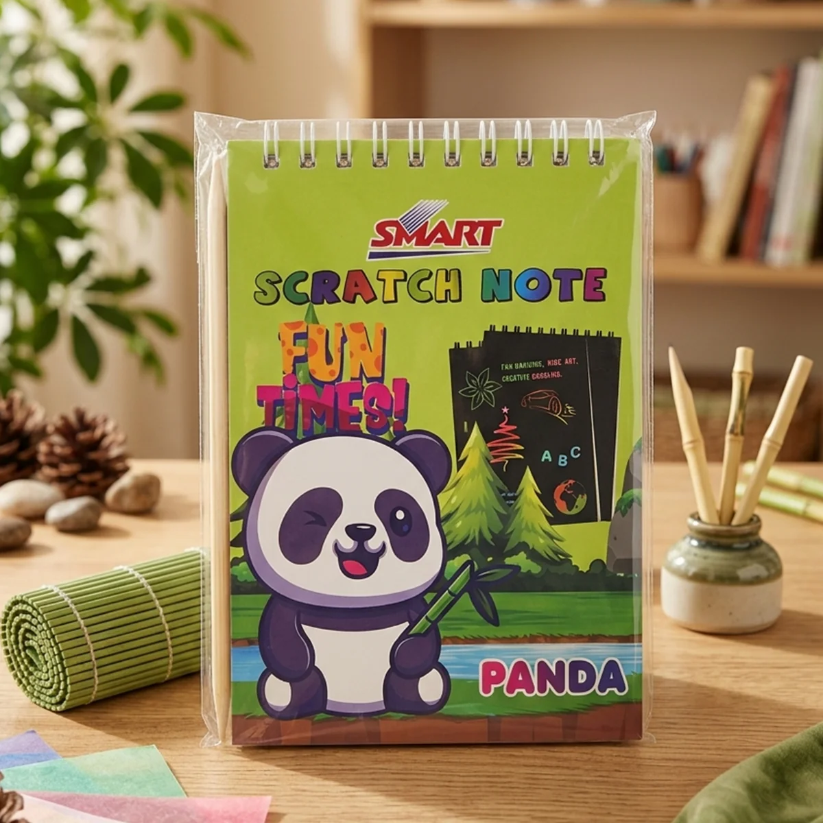 AM6881 Smart Scratch Note - 10x14cm for Fun Theme Scratch-Off Doodle Pads with Stylus