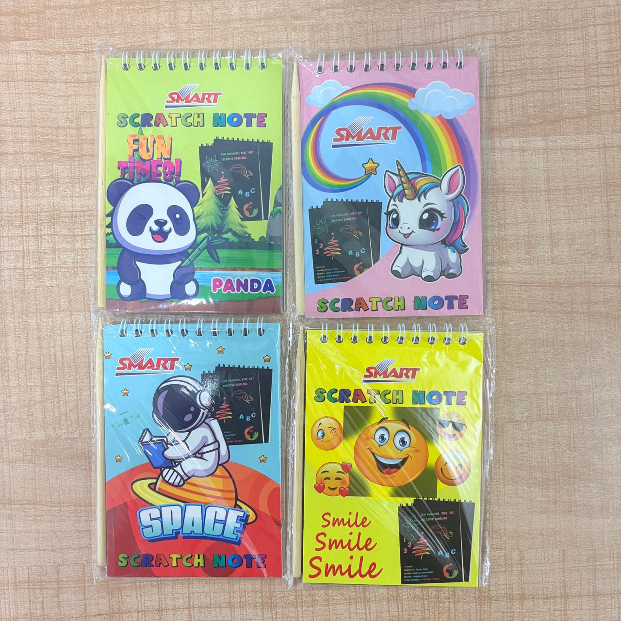 AM6881 Smart Scratch Note - 10x14cm for Fun Theme Scratch-Off Doodle Pads with Stylus - Image 4