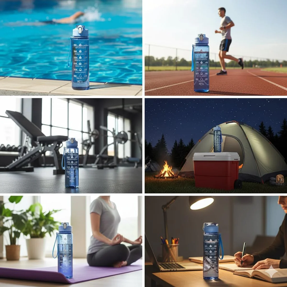 AM6883 Motivational Sports Water Bottle 900ml - Image 2