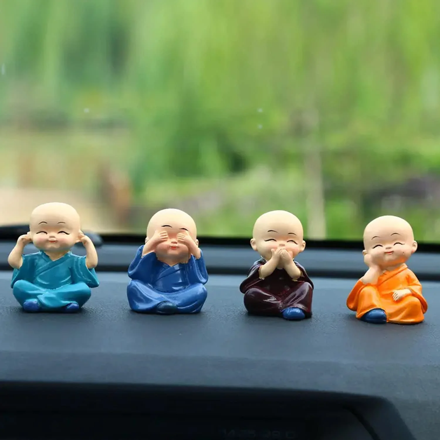 AM6886 Baby Monk Buddha Statue - Pack Of 4pc - Image 5