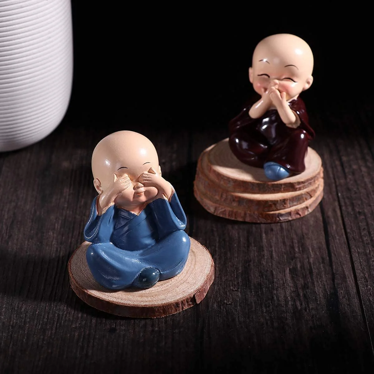 AM6886 Baby Monk Buddha Statue - Pack Of 4pc - Image 6