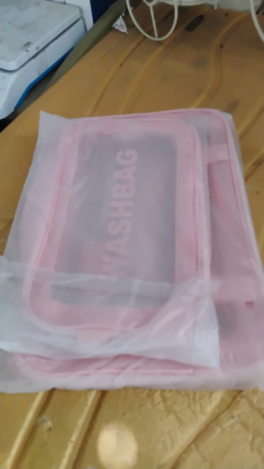 AM6921 Portable Transparent Cosmetic Travel Pouch Set Resistant Makeup Storage Bags - Image 7