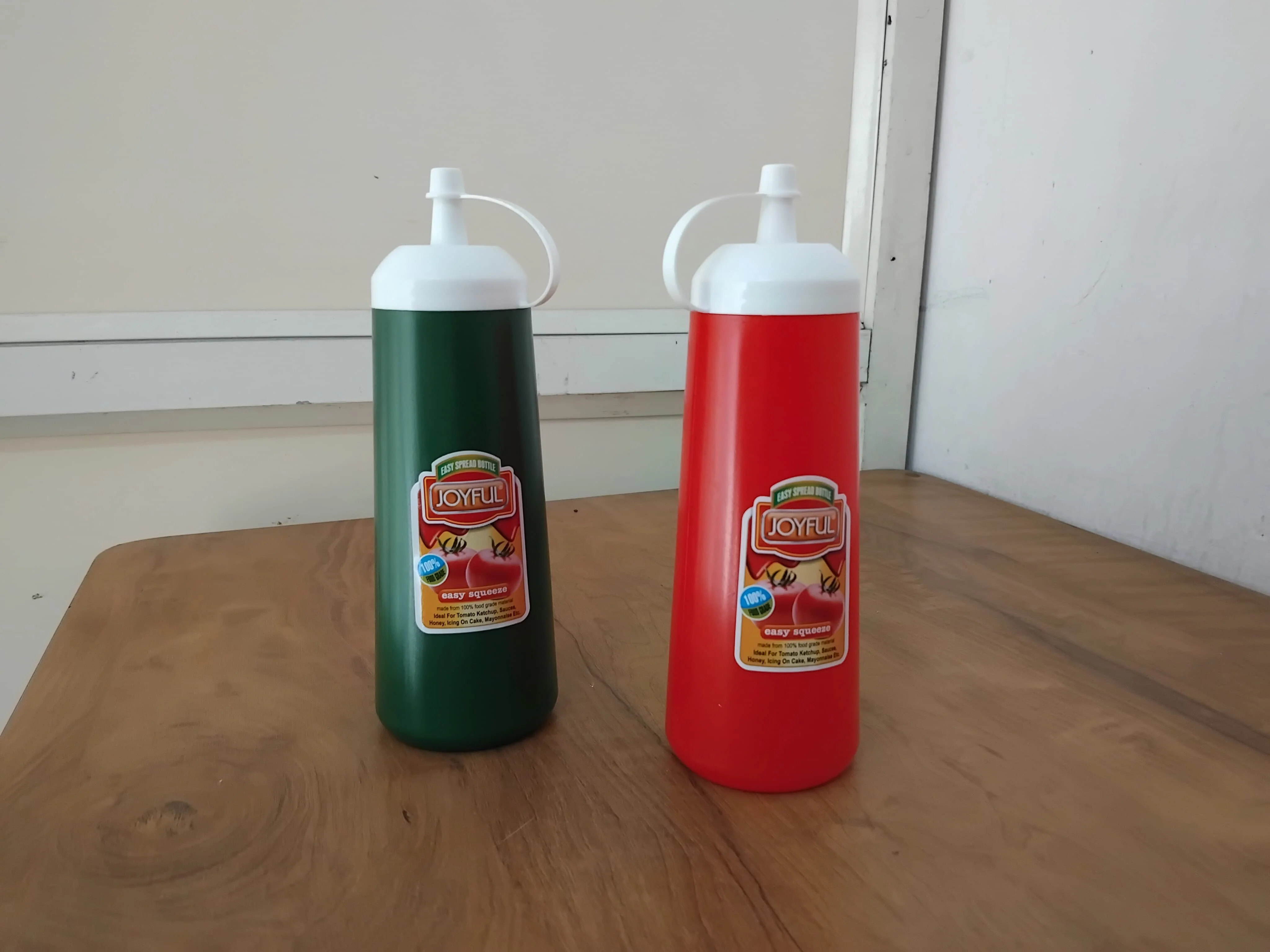 AM3282 Joyful Ketchup Tomatina bottles Color & Availablity As Per Stock Plastic Set Of 2 Piece - Image 5