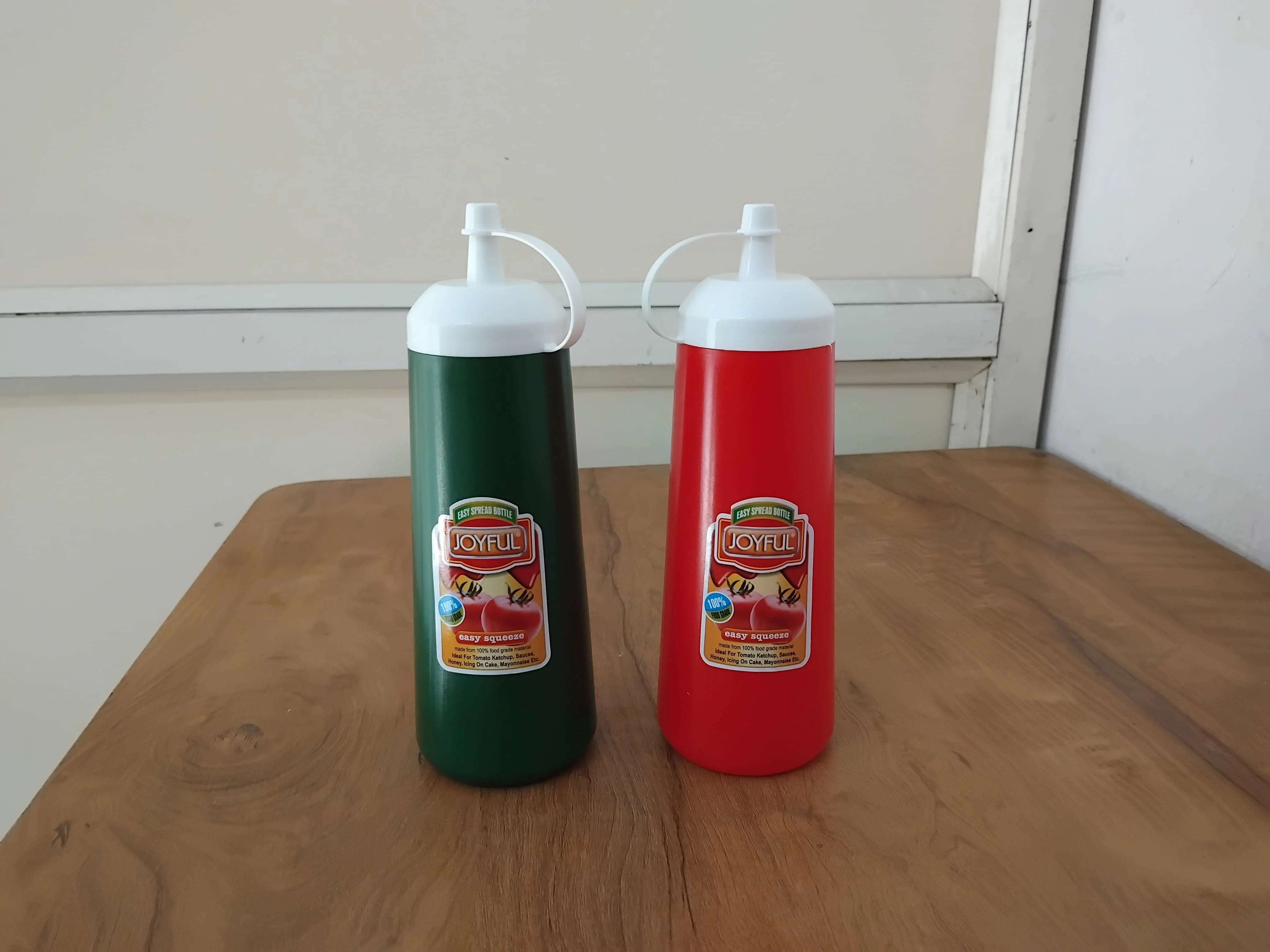 AM3282 Joyful Ketchup Tomatina bottles Color & Availablity As Per Stock Plastic Set Of 2 Piece - Image 6