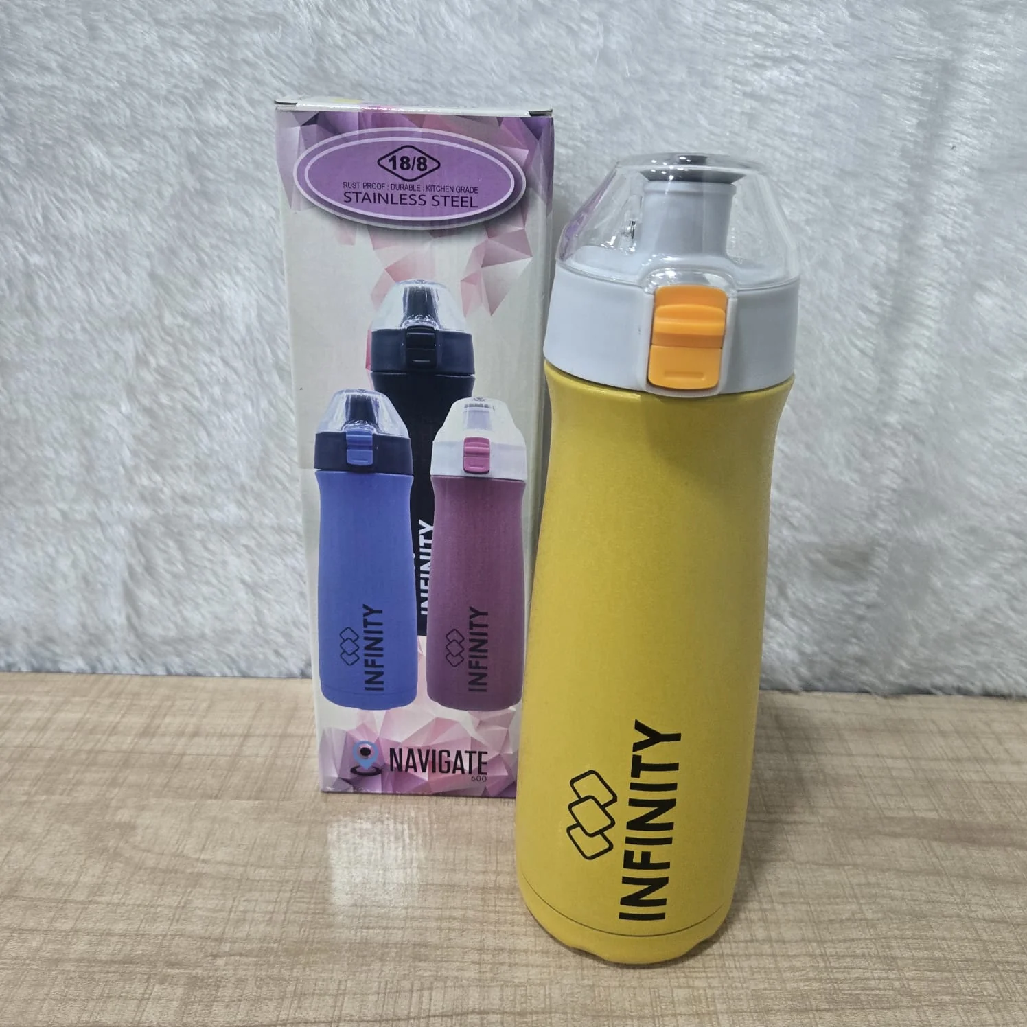 AM7048 Infinity Navigate Vacuum Insulated Stainless Steel Bottle 600ml - Image 2